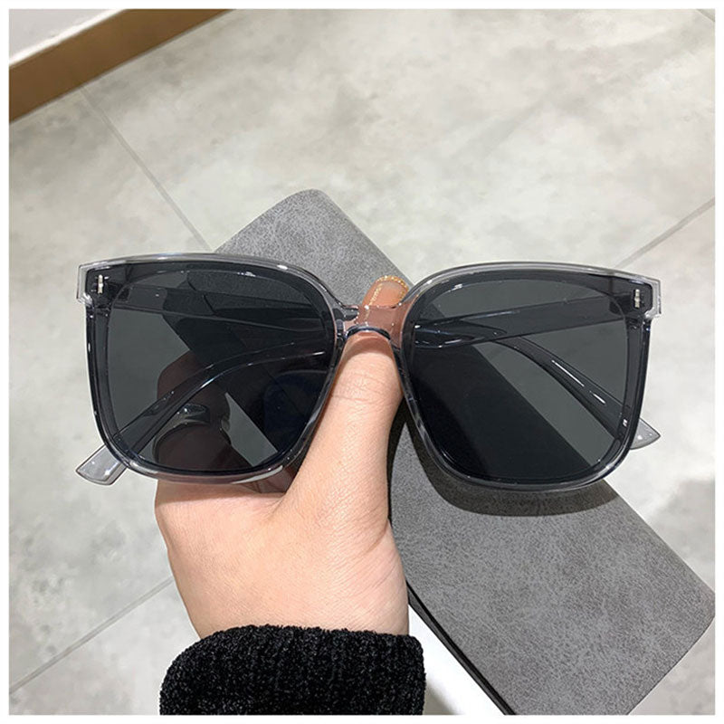 ★HANGLE EYEWEAR★ Vintage Square Sunglasses Silver Rectangle Sunglasses for Women & Men - Trendy Y2K Retro