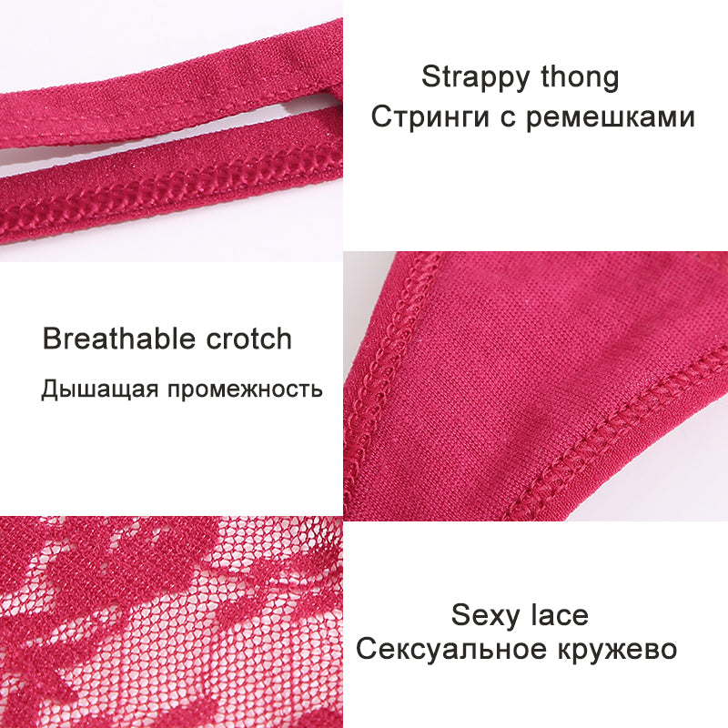 2PC/Set Women Lace G-string Panties